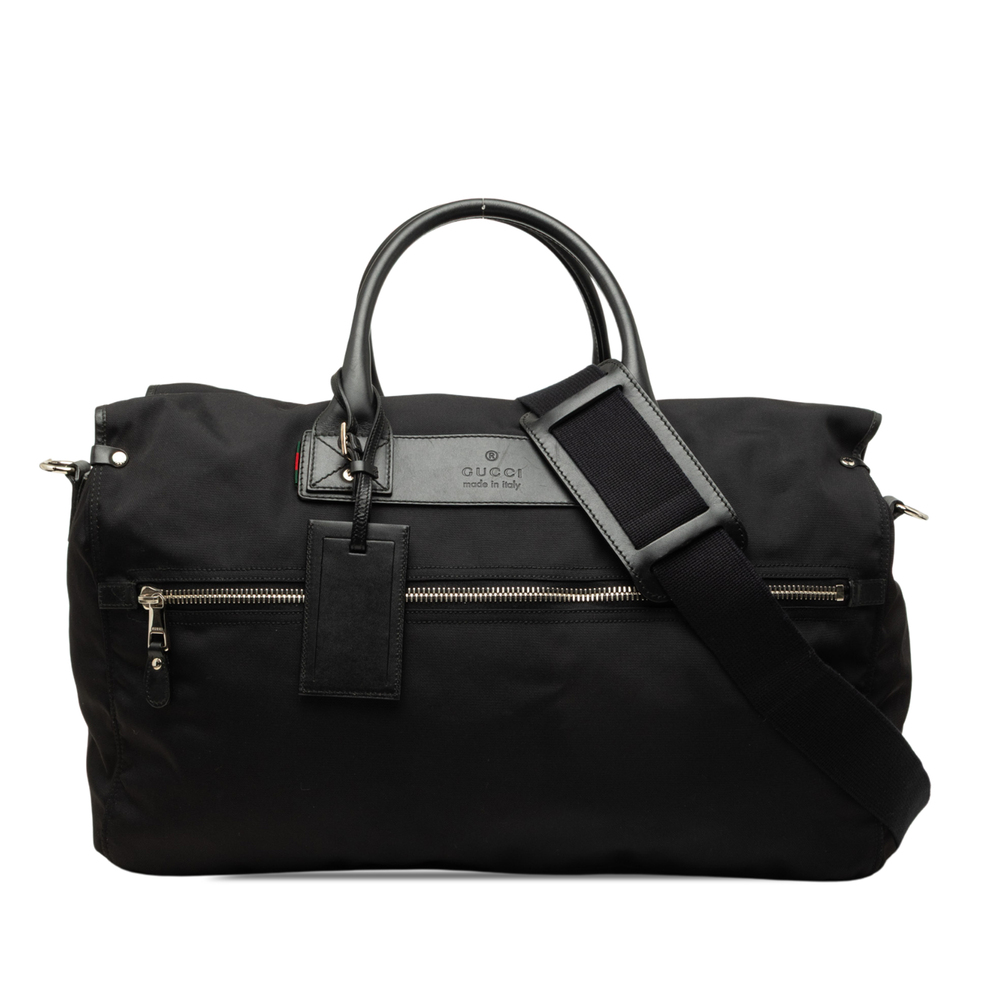 Pre-Loved Gucci Nylon Web Travel Bag